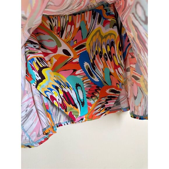 Bleu Rod Beattie Break The Mold Colorful Swim Skirt With Sewn in Brief Size 22 - Picture 5 of 5